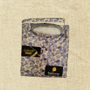 Border Print Men's Kurta